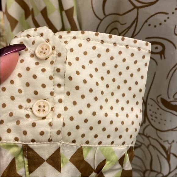 Me 369 silk Stylish Multicolor Women's blouse, M - Picture 5 of 12